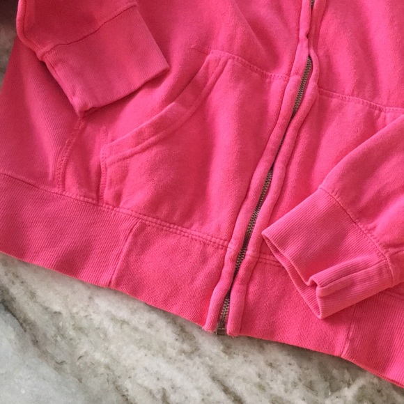 Pink Zipper Sweatshirt Hoodie - Picture 8 of 8